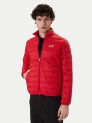 EA7 Emporio Armani Kurtka puchowa 8NPB23 PNGPZ U5072 Czerwony Regular Fit. Czerwone kurtki męskie EA7 Emporio Armani, l, bez wzorów, z puchu, bez kaptura. Za 819.99 zł.