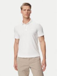 Calvin Klein Polo LV04LH204G Biały Regular Fit. Białe koszulki polo męskie Calvin Klein, m, bez wzorów, z bawełny, bez ramiączek. Za 329.99 zł.