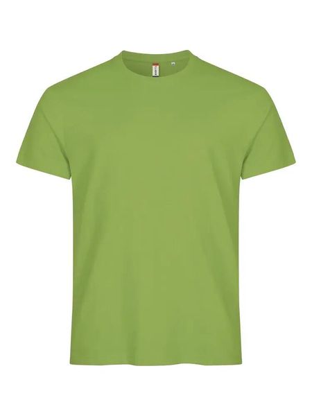 Clique Basic-T męski T-shirt dopasowany, light green. Zielone t-shirty męskie CLIQUE, m, bez wzorów, z bawełny, bez kołnierzyka. Za 82.69 zł.