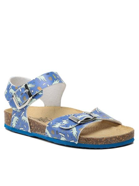 Primigi Sandały 3925522 D Niebieski. Niebieskie sandały chłopięce Primigi, ze skóry, bez zapięcia. Za 229.99 zł.