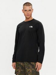 The North Face Longsleeve Simple Dome NF0A87QN Czarny Regular Fit. Czarne bluzki z długim rękawem męskie The North Face, m, bez wzorów, z bawełny, bez kołnierzyka. Za 119.99 zł.