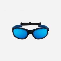 Okulary przeciwsłoneczne turystyczne dla dzieci Quechua MH K500 - kat. 4. Niebieskie okulary przeciwsłoneczne dla dzieci Decathlon. Za 59.99 zł.