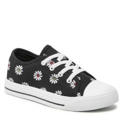 Trampki Nelli Blu. Czarne trampki i tenisówki dziewczęce Nelli Blu, bez wzorów, bez zapięcia. Za 69.99 zł.