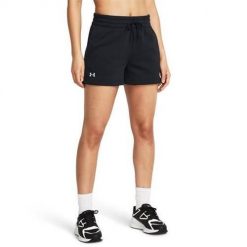 Spodnie do biegania damskie Under Armour Rival Fleece. Czarne legginsy damskie Under Armour, m, bez wzorów, krótkie, do biegania. Za 275.00 zł.