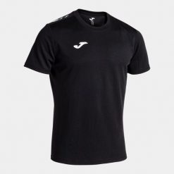 Koszulka Joma Olimpiada. Czarne koszulki sportowe męskie Joma, l, bez wzorów, z materiału, bez kołnierzyka, bez ramiączek. Za 183.00 zł.
