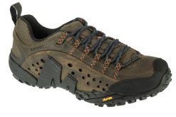 Buty trekkingowe męskie, Merrell Intercept. Zielone trekkingi męskie Merrell, trekkingowe. Za 579.99 zł.