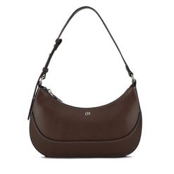 Torebka GINO ROSSI. Brązowe torebki do ręki damskie Gino Rossi, bez wzorów, klasyczne, bez dodatków. Za 125.99 zł.