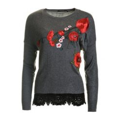 Desigual Sweter Damski Rosalia L Szary. Swetry damskie marki Desigual. W wyprzedaży za 259.00 zł.