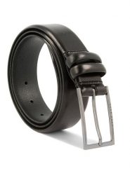 Boss Pasek Męski Carmello 50239979 90 Czarny. Czarne paski damskie Boss, bez wzorów, ze skóry. Za 349.99 zł.