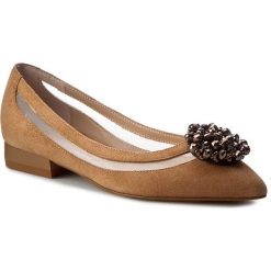 Półbuty SOLO FEMME - 46822-31-G21/G12-04-00 Camel/Beż. Brązowe półbuty damskie Solo Femme, ze skóry. W wyprzedaży za 199.00 zł.