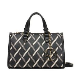 Torebka Armani Exchange. Czarne torebki do ręki damskie Armani Exchange, bez wzorów, klasyczne, bez dodatków. Za 619.99 zł.