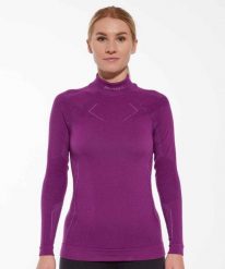 Bluza damska wełniana Brubeck EXTREME MERINO. Czerwone bluzy damskie Brubeck, l, bez wzorów, z dzianiny, bez kaptura. Za 329.00 zł.