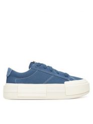 Converse Tenisówki Chuck Taylor All Star Cruise A13037C Niebieski. Niebieskie trampki i tenisówki damskie Converse, bez wzorów, z materiału, retro, bez zapięcia. Za 339.99 zł.