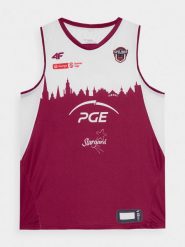 4F Koszulka replika wyjazdowa z sezonu 2022/23 chłopięca 4F x Spójnia Stargard 110/116. Białe t-shirty dla chłopców 4f, bez wzorów, z dzianiny, bez ramiączek. W wyprzedaży za 79.99 zł.