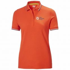 Damska koszulka polo Helly Hansen the ocean race. Czerwone koszulki sportowe damskie Helly Hansen, m, bez wzorów, bez kołnierzyka, bez ramiączek, żeglarskie. Za 323.00 zł.