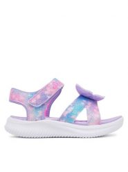 Skechers Sandały Jumpsters Sandal-Butterfly Brites 303109L/LVMT Fioletowy. Fioletowe sandały dziewczęce Skechers, ze skóry, bez zapięcia. Za 139.99 zł.