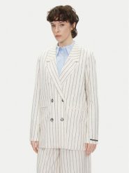 Pepe Jeans Marynarka Hannah PL402589 Écru Loose Fit. Żakiety damskie Pepe Jeans, m, bez wzorów, z bawełny. Za 389.99 zł.