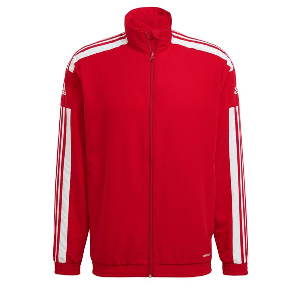 Kurtka adidas Squadra 21 Presentation. Białe kurtki męskie Adidas, s, bez wzorów, z materiału, eleganckie, z kapturem. Za 158.95 zł.