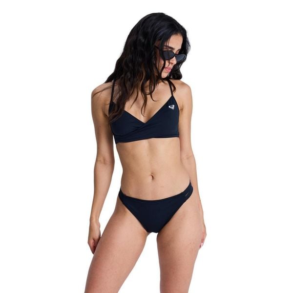 Dół bikini dla Kobiety SOLID ESSENTIALS Czarny. Szare bikini damskie Roxy, s, bez wzorów. Za 129.99 zł.