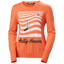 Sweter damski Helly Hansen Quayside. Brązowe swetry damskie Helly Hansen, bez wzorów, eleganckie, bez kołnierzyka, bez ramiączek, bez kaptura. Za 425.50 zł.