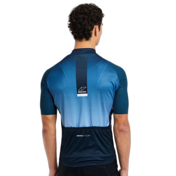 Dżersej z krótkim rękawem Protest PRTGRUBB. Niebieskie buty sportowe męskie Protest, z dżerseju, bez zapięcia, rowerowe. Za 350.50 zł.