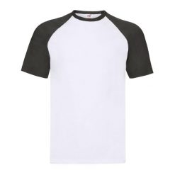 Męska Koszulka Baseballowa Valueweight. Białe koszulki sportowe męskie Fruit of the Loom, m, bez wzorów, bez kołnierzyka, bez ramiączek. Za 36.99 zł.