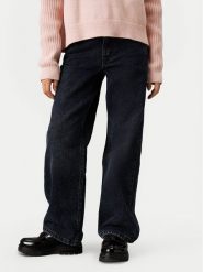 Calvin Klein Jeans Jeansy IG0IG02607 Granatowy Relaxed Fit. Niebieskie jeansy dla dziewczynek Calvin Klein Jeans, z bawełny. Za 309.99 zł.