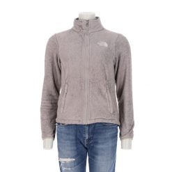 Damska kurtka polarowa Osito TNF. Szare kurtki damskie The North Face, l, bez wzorów, z polaru, bez kaptura, trekkingowe. Za 212.96 zł.