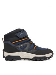 Geox Śniegowce J Himalaya B Abx J46FRD 050FU C0659 D Granatowy. Niebieskie buty zimowe chłopięce Geox, bez wzorów, z materiału, bez zapięcia. Za 269.99 zł.
