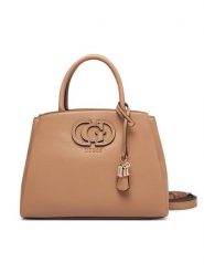 Guess Torebka Isola HWBG99 05060 Beżowy. Brązowe torebki do ręki damskie Guess, z aplikacjami, ze skóry, bez dodatków. Za 634.99 zł.