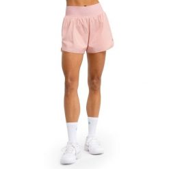 Damskie spodenki tenisowe 2 w 1 sport.tennis Siroko SpinFit Pink. Czerwone szorty sportowe damskie SIROKO, bez wzorów, z tkaniny, sportowe, tenisowe. Za 210.00 zł.
