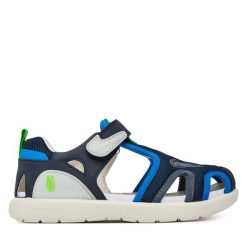 Sandały Biomecanics. Niebieskie sandały chłopięce Biomecanics, bez zapięcia. Za 289.99 zł.