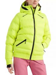 Kurtka narciarska damska O'Neill X-Treme. Zielone kurtki damskie O'Neill, l, bez wzorów, z materiału, długie, bez kaptura, narciarskie. Za 1,199.00 zł.