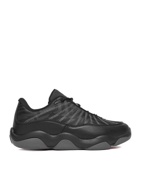 SHAQ Buty do koszykówki EO-NET LOW AQ95089B-BV Czarny. Czarne buty sportowe chłopięce Shaq, bez wzorów, bez zapięcia, do koszykówki. Za 279.99 zł.