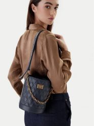 Marciano Guess Torebka 6RGZ13 7415A Granatowy. Niebieskie torebki do ręki damskie Marciano Guess, z aplikacjami, ze skóry, bez dodatków. Za 679.99 zł.