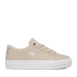 Tenisówki Beverly Hills Polo Club. Brązowe trampki i tenisówki damskie Beverly Hills Polo Club, bez wzorów, bez zapięcia. Za 179.99 zł.