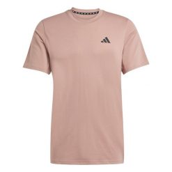 Adidas Koszulka Train Essentials Feelready Jc8340. Brązowe koszulki sportowe męskie Adidas, l, bez wzorów, z materiału, bez kołnierzyka, bez ramiączek, na fitness i siłownię. Za 89.99 zł.
