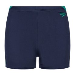 Bokserki kąpielowe męskie Speedo Hyper Boom Splice Aquashort. Niebieskie kąpielówki męskie Speedo, m, bez wzorów, z materiału, do pływania. Za 94.99 zł.