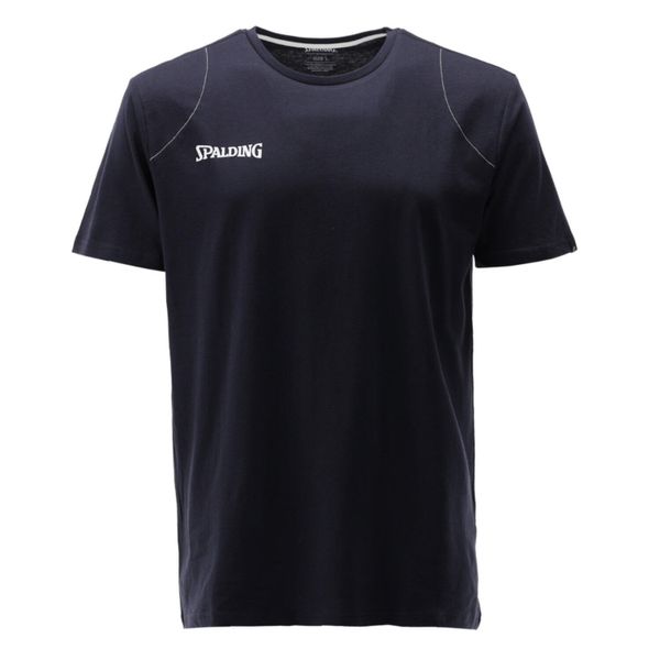 Koszulka Spalding Essential. Białe koszulki sportowe męskie Spalding, bez wzorów, bez kołnierzyka, bez ramiączek, do koszykówki. Za 191.50 zł.