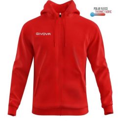 Bluza Sportowa Givova Polarfleece 500 4XL. Czerwone bluzy męskie Givova, m, bez wzorów, z poliesteru, bez kaptura. Za 105.73 zł.