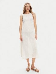 Roxy Sukienka plażowa ERJX603455 Écru Regular Fit. Sukienki damskie Roxy, na plażę, xs, bez wzorów, z bawełny, bez kołnierzyka, bez ramiączek. Za 179.99 zł.