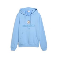 Męska bluza z kapturem Manchester City ftblCulture PUMA. Niebieskie bluzy męskie Puma, m, bez wzorów, z bawełny, z kapturem. Za 279.00 zł.