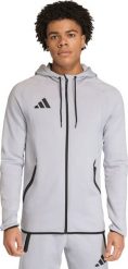 Adidas Bluza męska adidas Tiro 26 Travel Sweat Hoodie szara KF6077 2XL. Szare bluzy męskie Adidas, m, bez wzorów, bez kaptura. Za 228.95 zł.