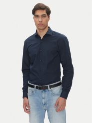 HUGO Koszula C-Jason 50293691 Granatowy Slim Fit. Niebieskie koszule męskie Hugo, m, bez wzorów, z bawełny, bez kołnierzyka, bez ramiączek. Za 229.99 zł.