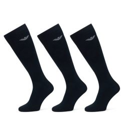 Skarpety długie Emporio Armani Underwear. Niebieskie skarpety męskie Emporio Armani Underwear, bez wzorów. Za 98.99 zł.