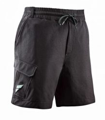 Spodenki boulderowe męskie. Czarne krótkie spodenki sportowe męskie FELSENFEST, m, bez wzorów, z materiału, na fitness i siłownię. Za 259.99 zł.