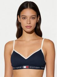 Tommy Hilfiger Biustonosz top UW0UW06272 Niebieski. Niebieskie biustonosze Tommy Hilfiger, bez wzorów, z bawełny. Za 199.99 zł.