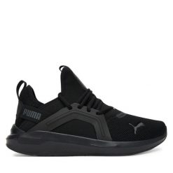 Buty do biegania Puma. Czarne buty sportowe męskie Puma, bez zapięcia, do biegania. Za 249.99 zł.