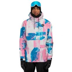 Kurtka snowboardowa męska W1 Holi. Czerwone kurtki męskie SIROKO, l, bez wzorów, z softshellu, bez kaptura. Za 844.00 zł.
