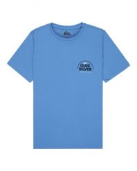 Koszulka z krótkim rękawem dla Chłopcy FUNDAMENTAL RIDE Niebieski. Zielone t-shirty dla chłopców Quiksilver, bez wzorów, z bawełny, bez ramiączek. Za 42.50 zł.